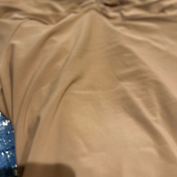 Express; Butterscotch off the shoulder wrap top - Picture 5 of 8